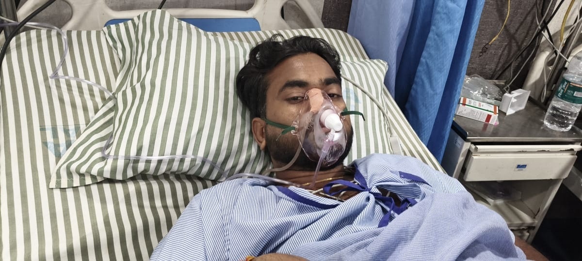 अज्ञात अपराधियाें ने युवक को मारी गोली, जख्मी
