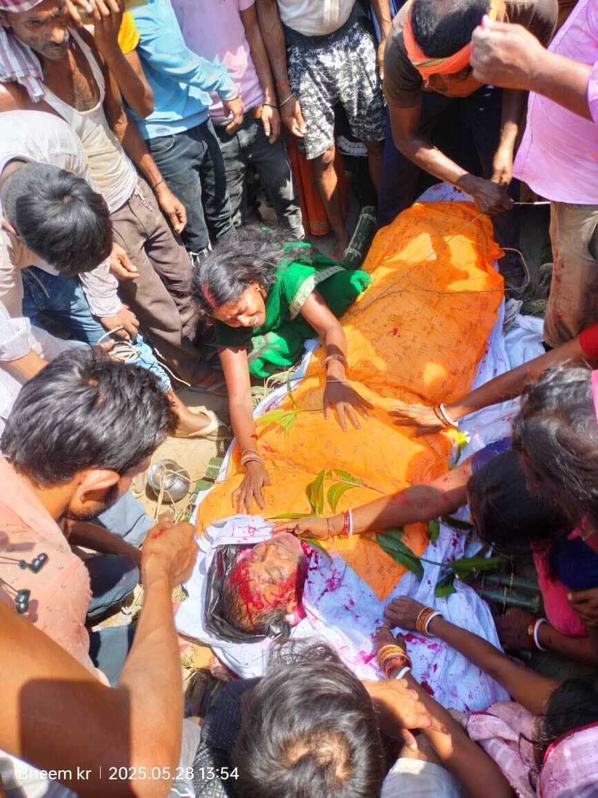 सड़क दुर्घटना में मजदूर की मौत