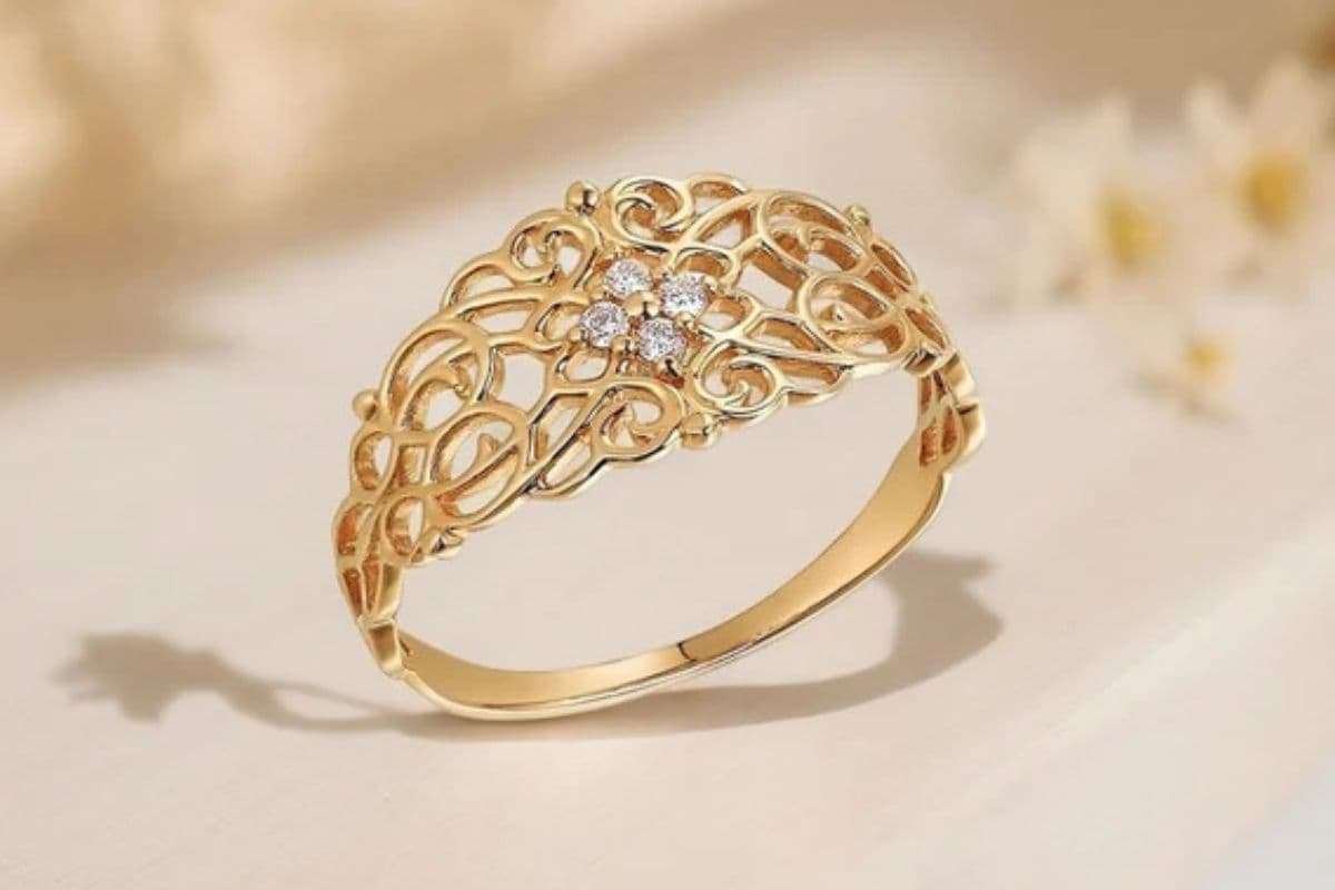 Latest Karva Chauth Gold Ring