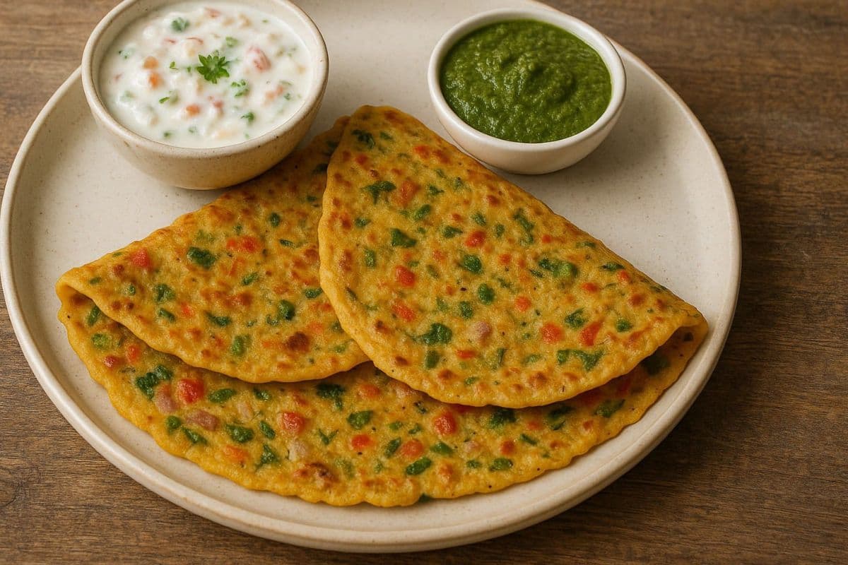 veg chilla recipe