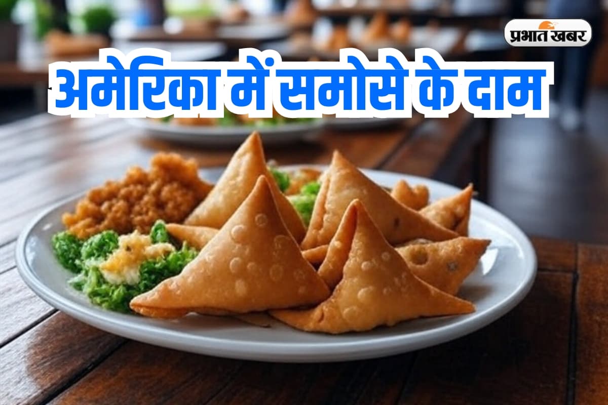 Samosa price in USA: ‘बाप रे’अमेरिका में समोसे के दाम जानकर आपकी आंखें खुली की खुली रह जाएंगी