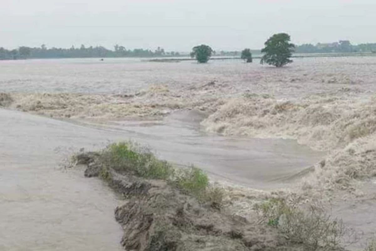 भारी बारिश से पानी-पानी राजस्थान, कोटा बैराज डैम के खोले गए फाटक, रेलवे ट्रैक में भरा पानी