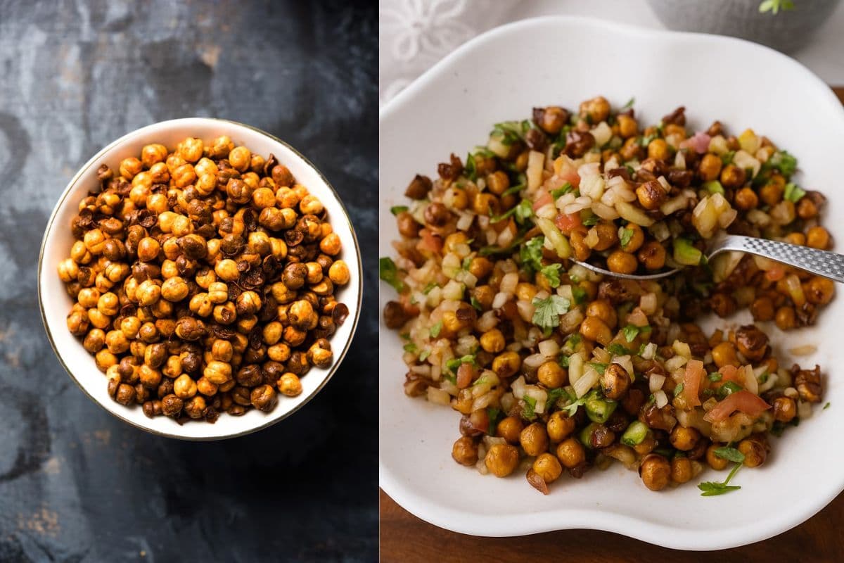 Chaat Recipe: बिना गैस जलाएं बनाएं झटपट हेल्दी और टेस्टी रोस्टेड चना चाट