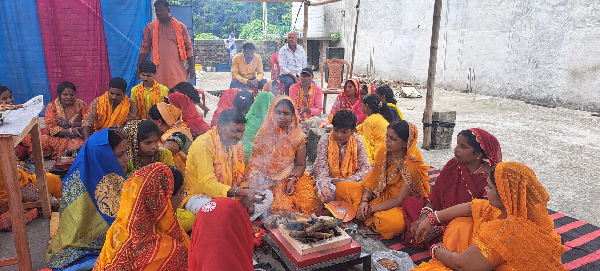 तीन कुंडीय गायत्री महायज्ञ का हुआ आयोजन
