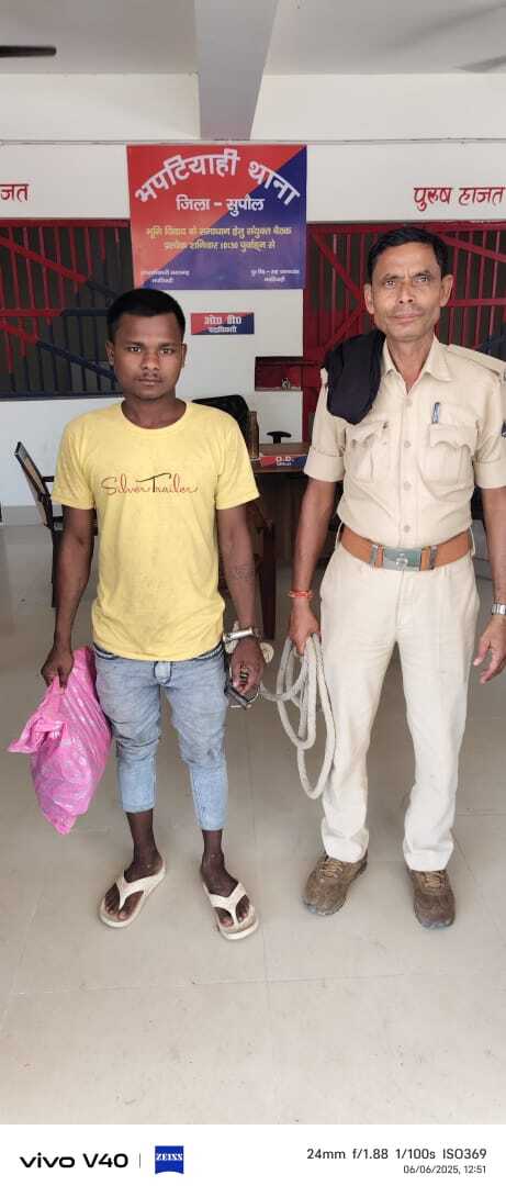95 बोतल देसी नेपाली शराब के साथ तस्कर गिरफ्तार