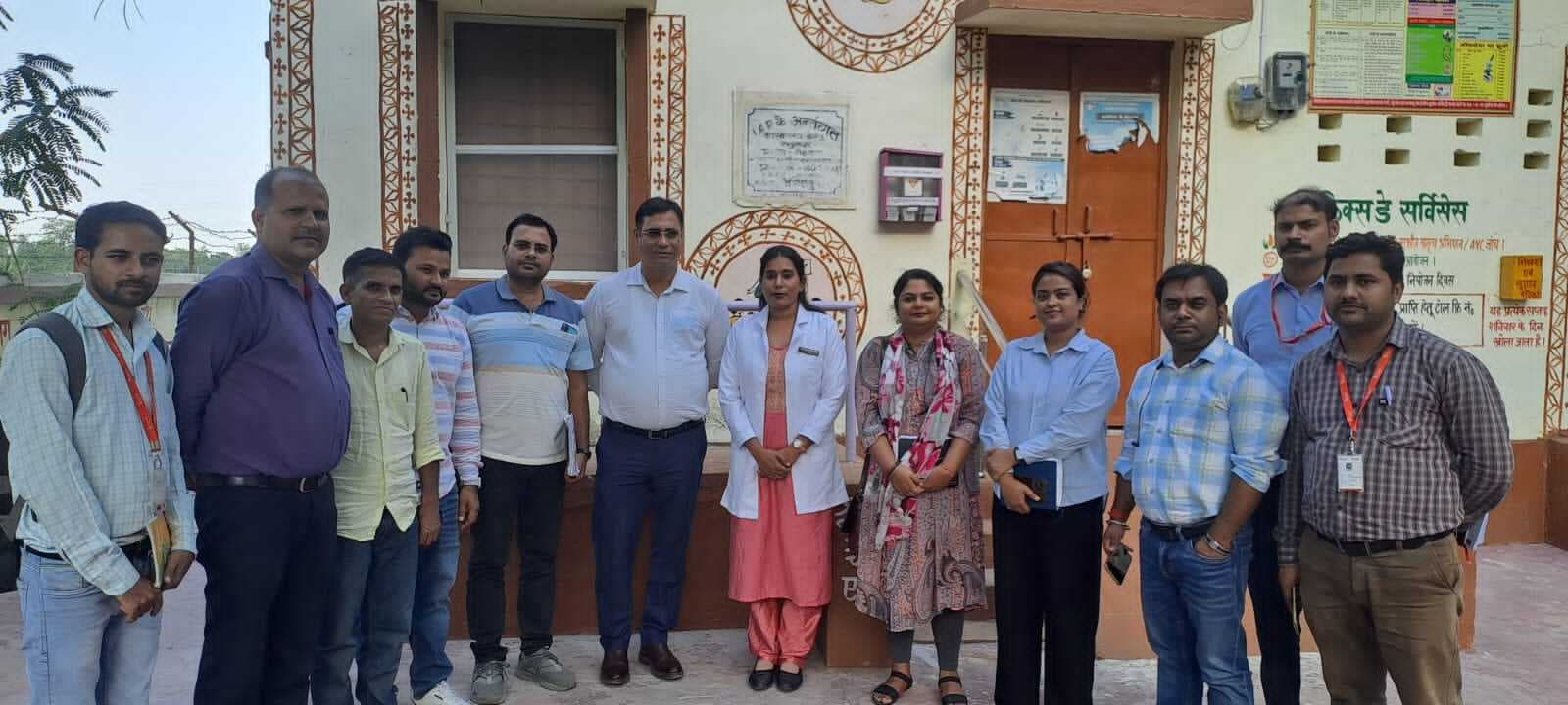 एचडब्ल्यूसी रसूलपुर का केंद्रीय टीम ने किया मुआयना