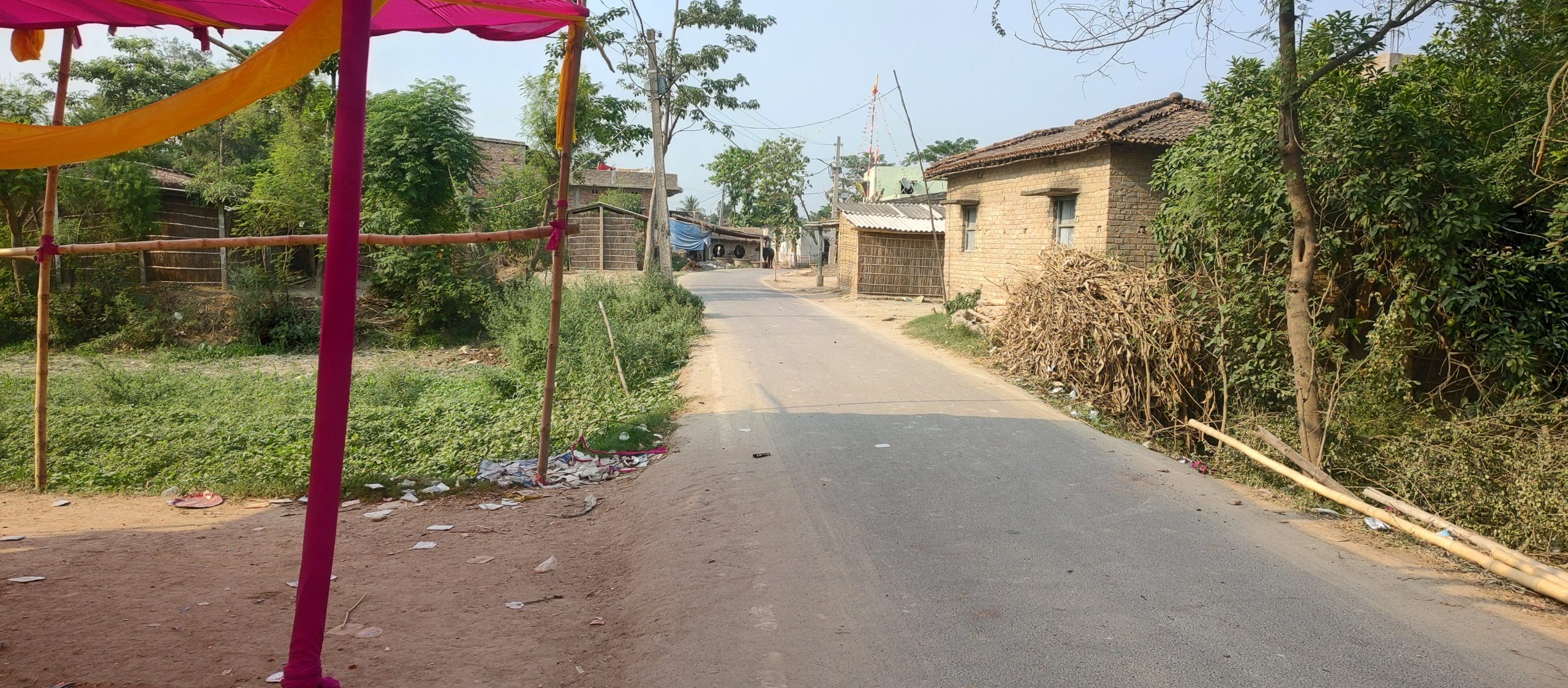 hajipur news. तेज धूप से गांव की गलियां हो जा रही हैं सुनसान