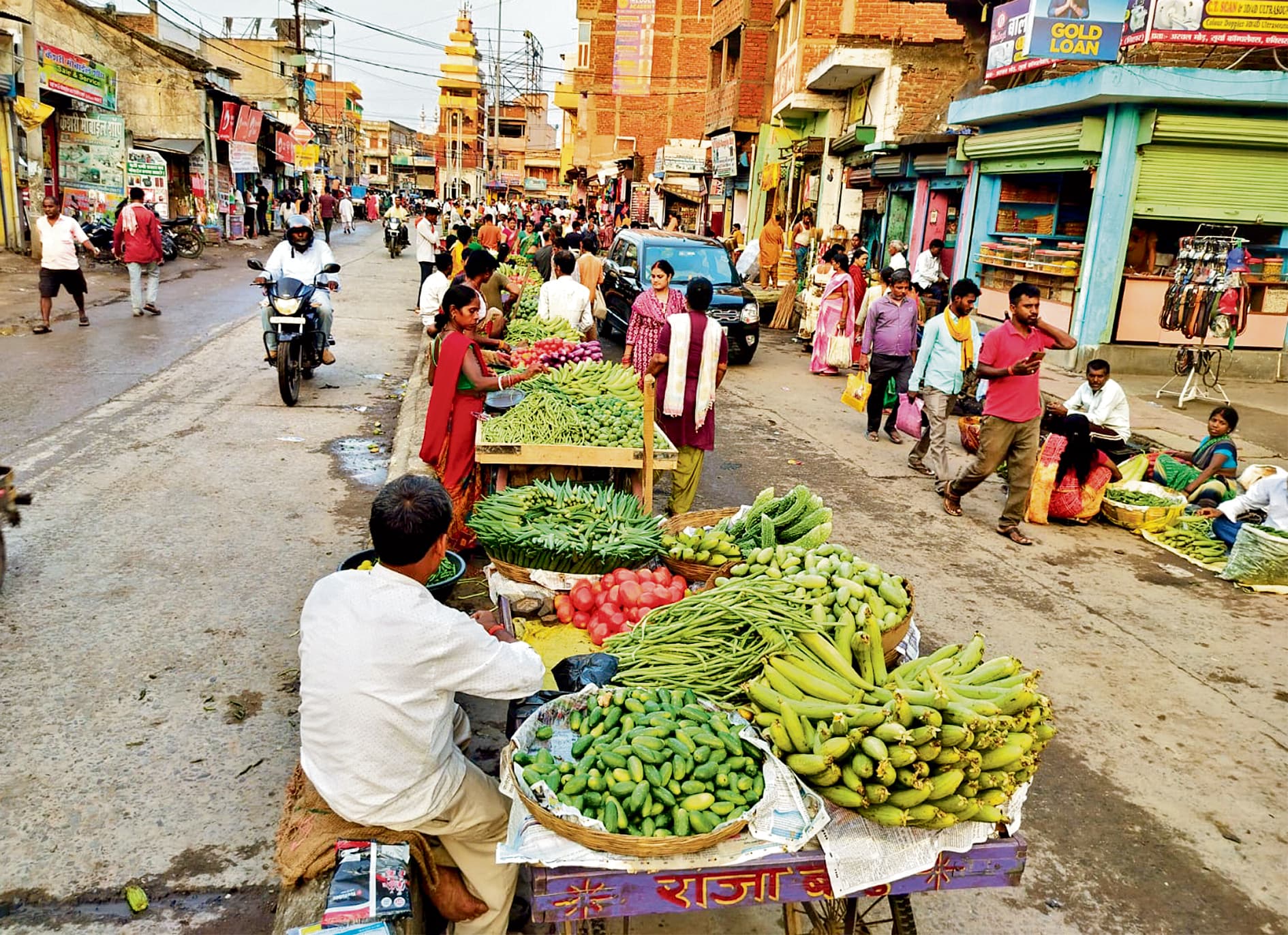 jehanabad News : अप्रोच मार्ग पर सुबह होते ही सज जाती हैं दुकानें