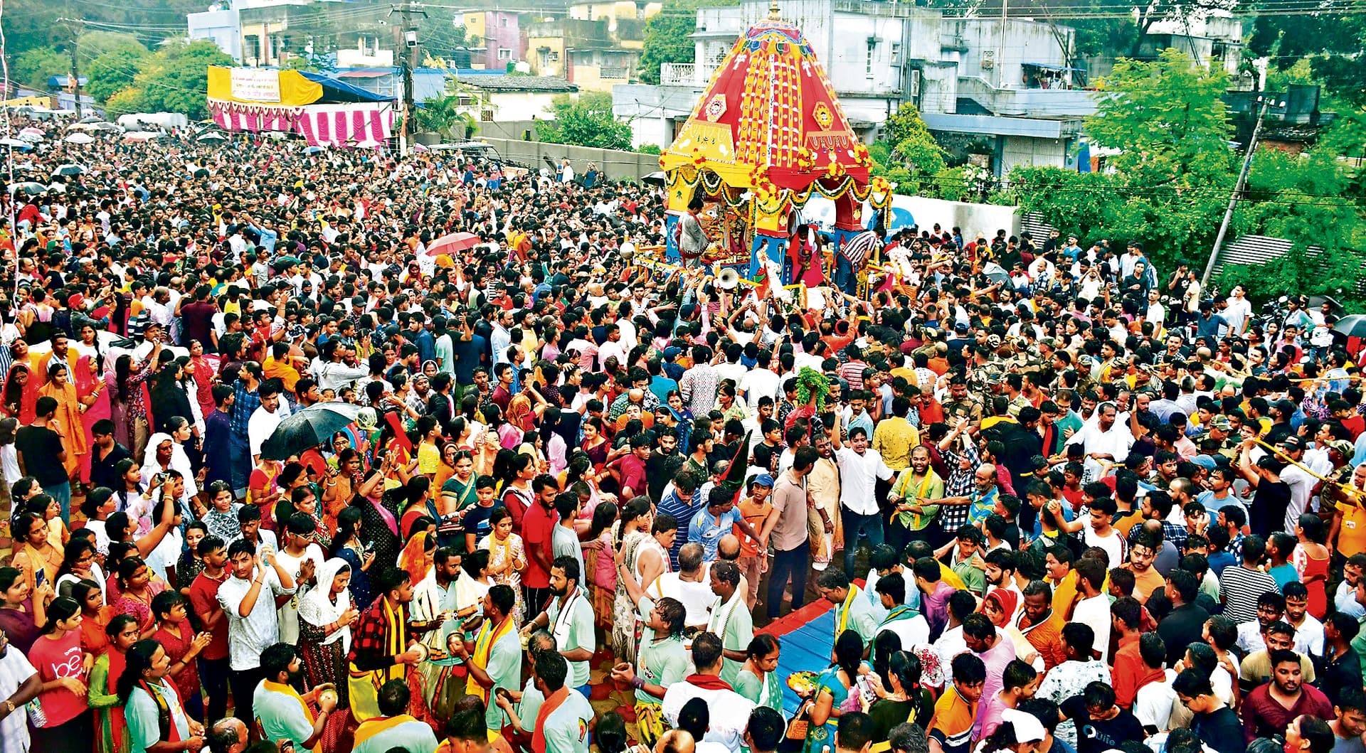 Bokaro News : जय जगन्नाथ से गूंजा बोकारो, मौसीबाड़ी श्रीराम मंदिर पहुंचे महाप्रभु