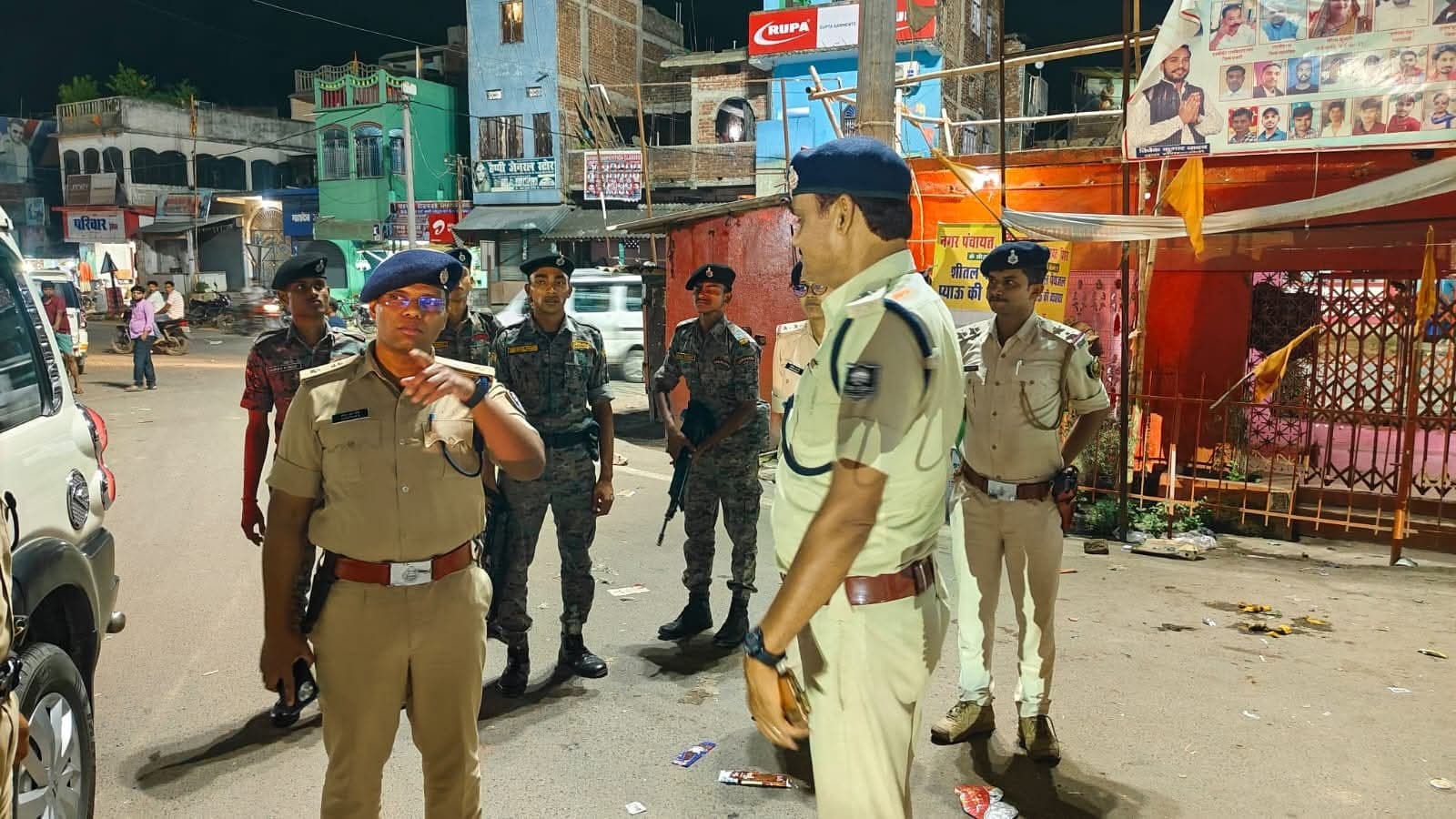 गतिशील गश्ती दल का एसपी ने किया निरीक्षण, पदाधिकारियों को दिया निर्देश