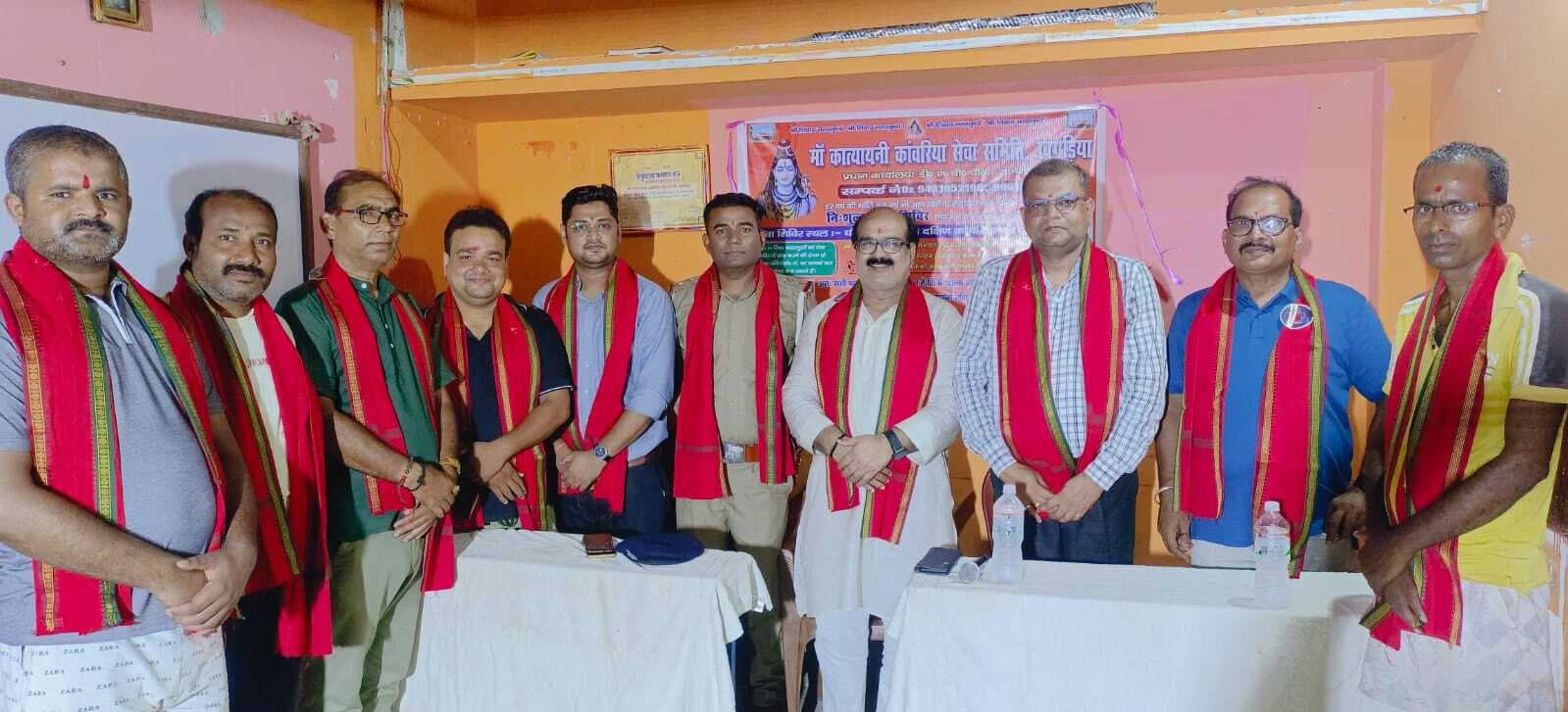 मां कात्यायनी कांवरिया सेवा समिति के प्रधान कार्यालय का किया उद्घाटन
