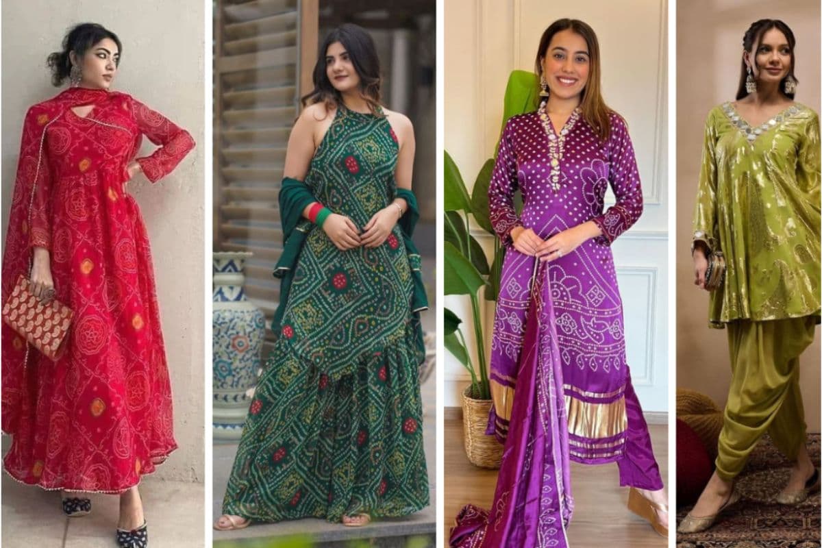 Latest Bandhani Kurti Designs: बनिए सावन की ब्यूटी क्वीन, इन लेटेस्ट बांधनी कुर्तियों के साथ