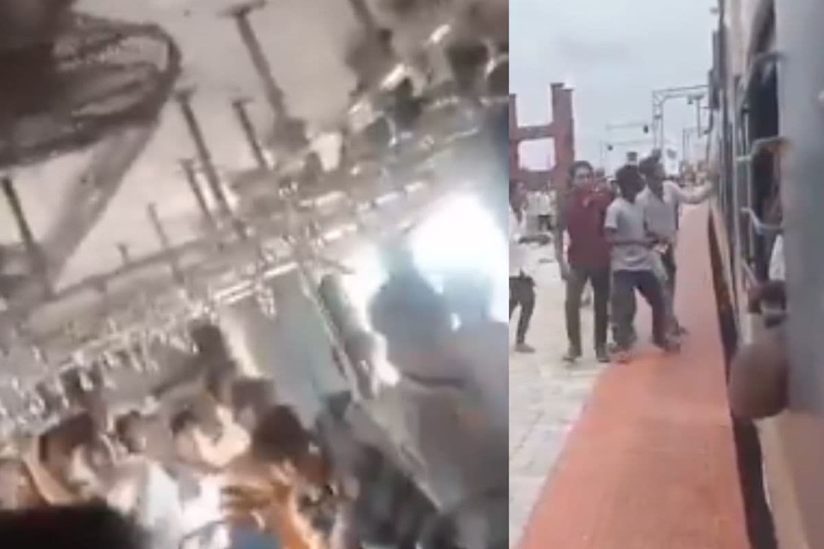 बिहार में चलती पैसेंजर ट्रेन में भारी बवाल, खूब चले लाठी-डंडे, यात्रियों के बीच दहशत कायम