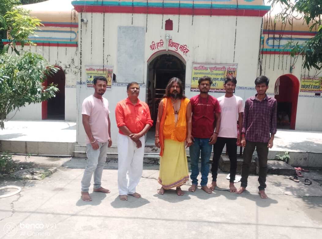 विष्णु धाम में हुई विशेष पूजा अर्चना