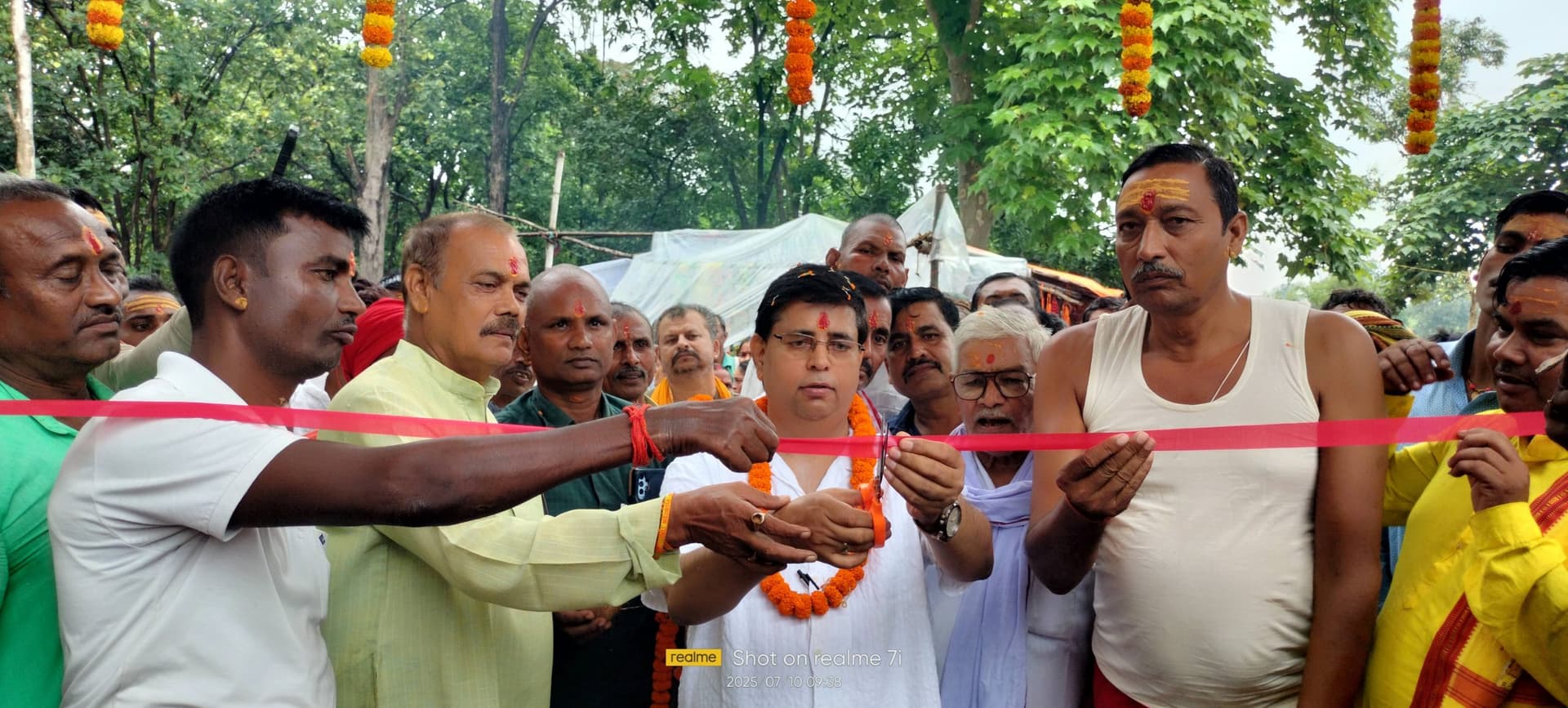 चिकित्सक ने श्रावणी मेला का किया उदघाटन