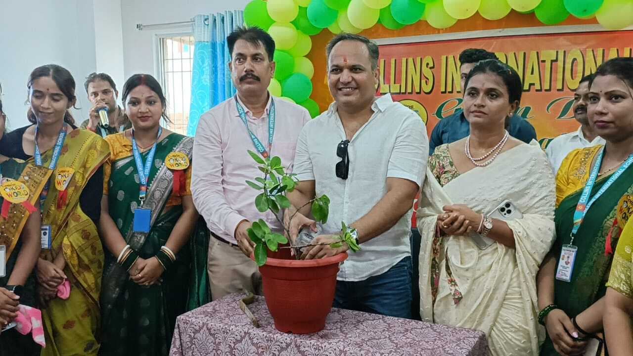 कॉलिंस इंटरनेशनल स्कूल में बच्चों ने दिया पर्यावरण संरक्षण का संदेश