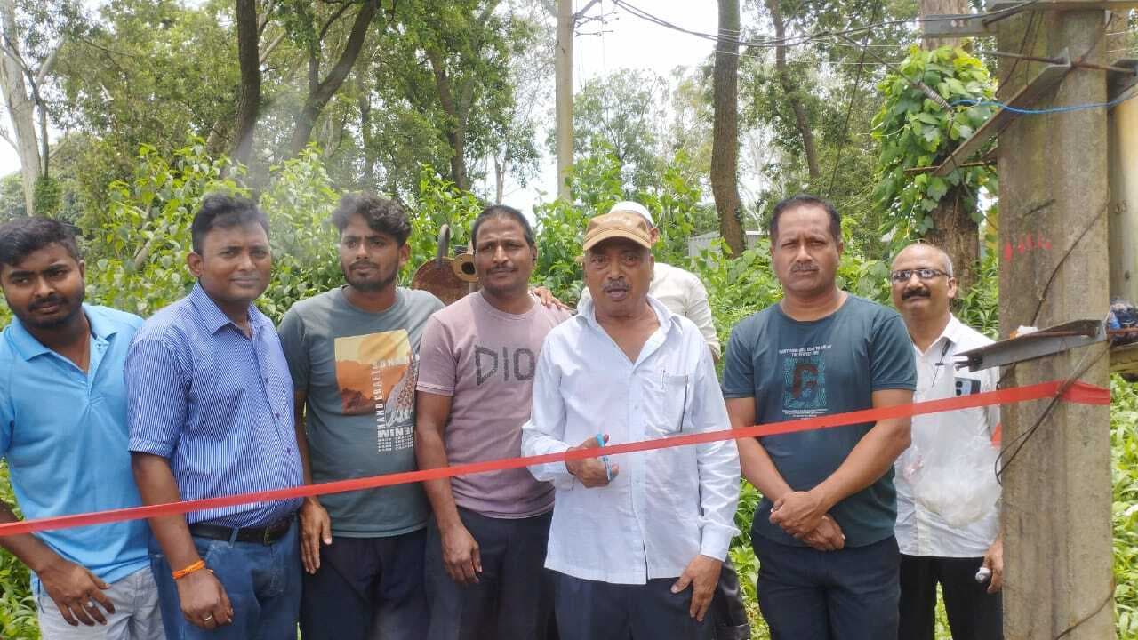 कर्रा में ट्रांसफॉर्मर का किया गया उद्घाटन