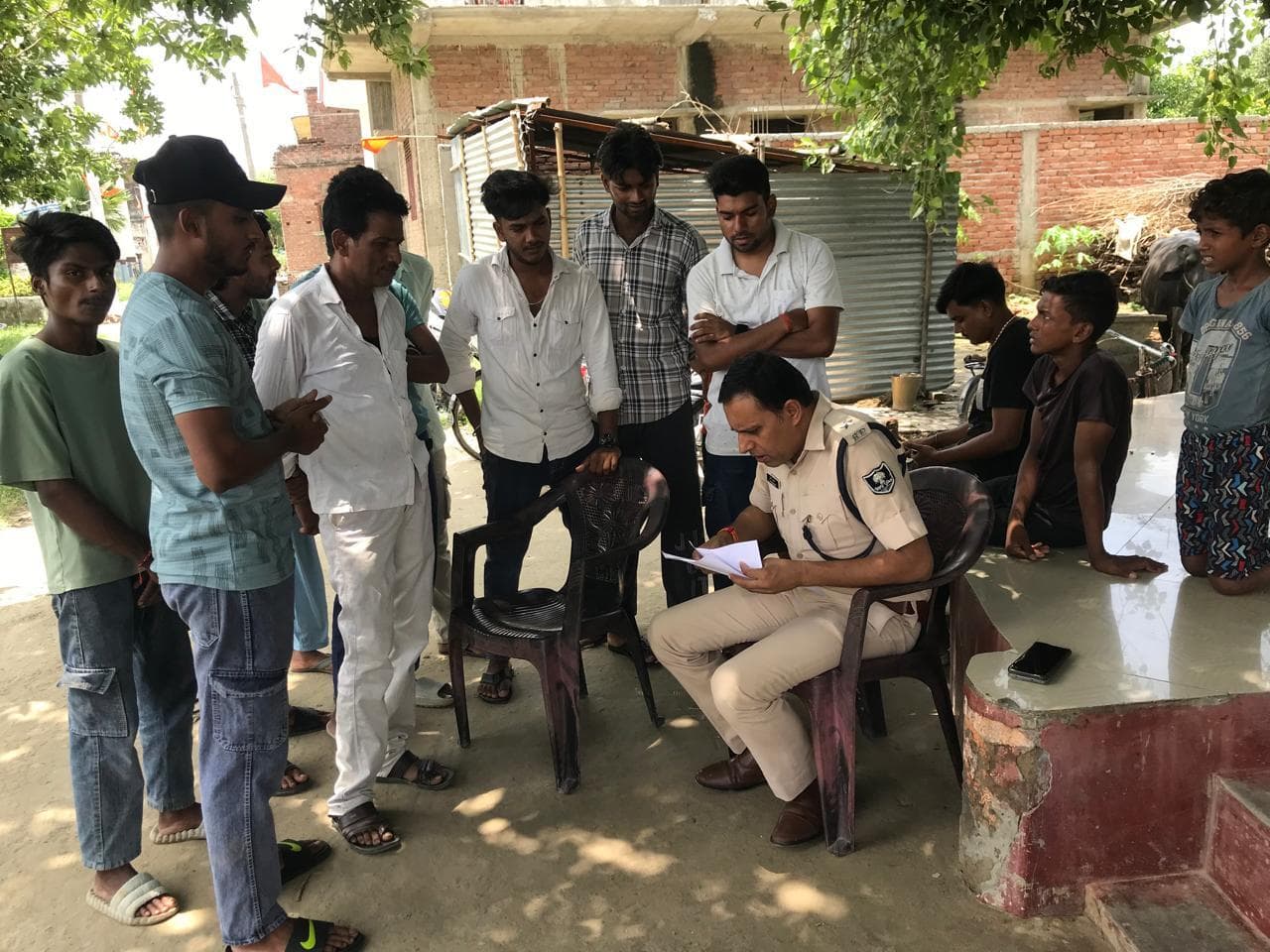 महावीरी अखाड़े को लेकर हुई स्पॉट मीटिंग