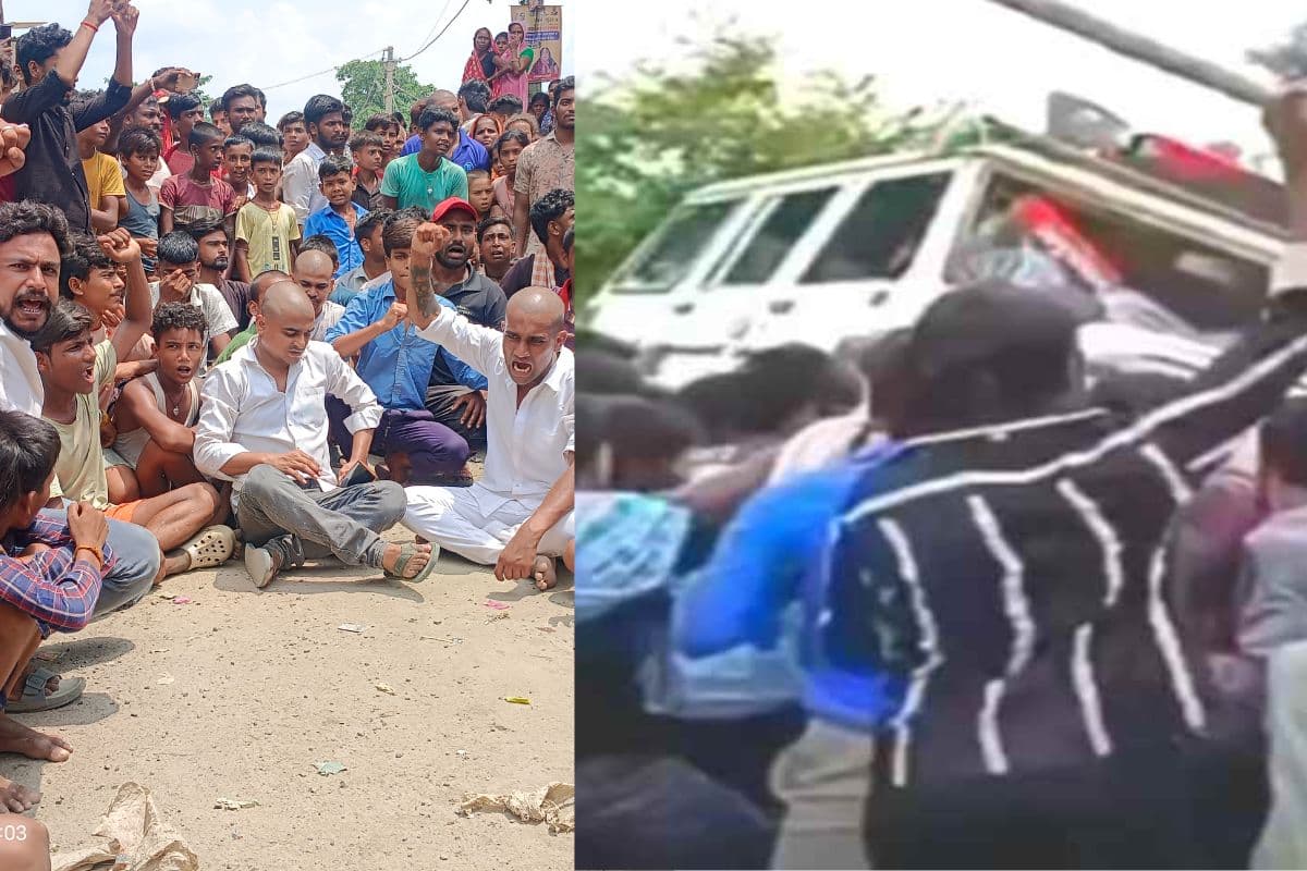 बिहार में पति के बाद पत्नी की भी हत्या, उग्र ग्रामीणों ने किया पुलिस जीप पर हमला