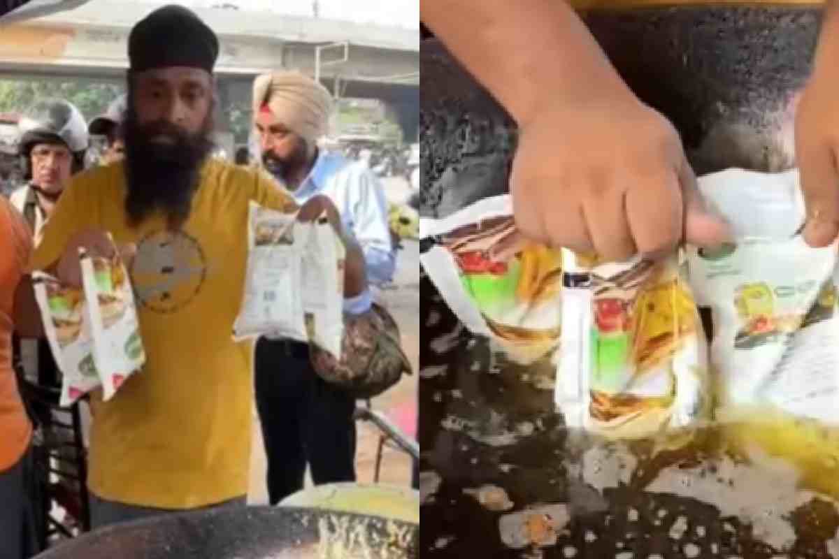 Viral Video : वीडियो देखकर घर के बाहर पकौड़े खाना छोड़ देंगे