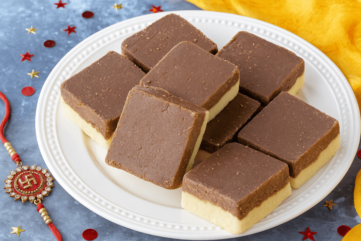 Raksha Bandhan Sweet Recipe: राखी पर बनाएं स्पेशल चॉकलेट बर्फी, भाई को खूब पसंद आएगी