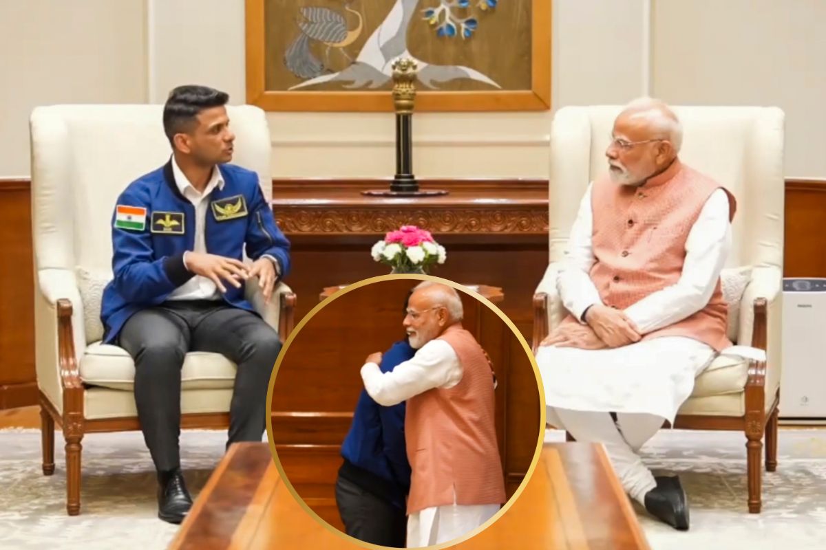 शुभांशु शुक्ला ने की पीएम मोदी से मुलाकात, गले से लगाकर प्रधानमंत्री ने बढ़ाया हौसला, Video