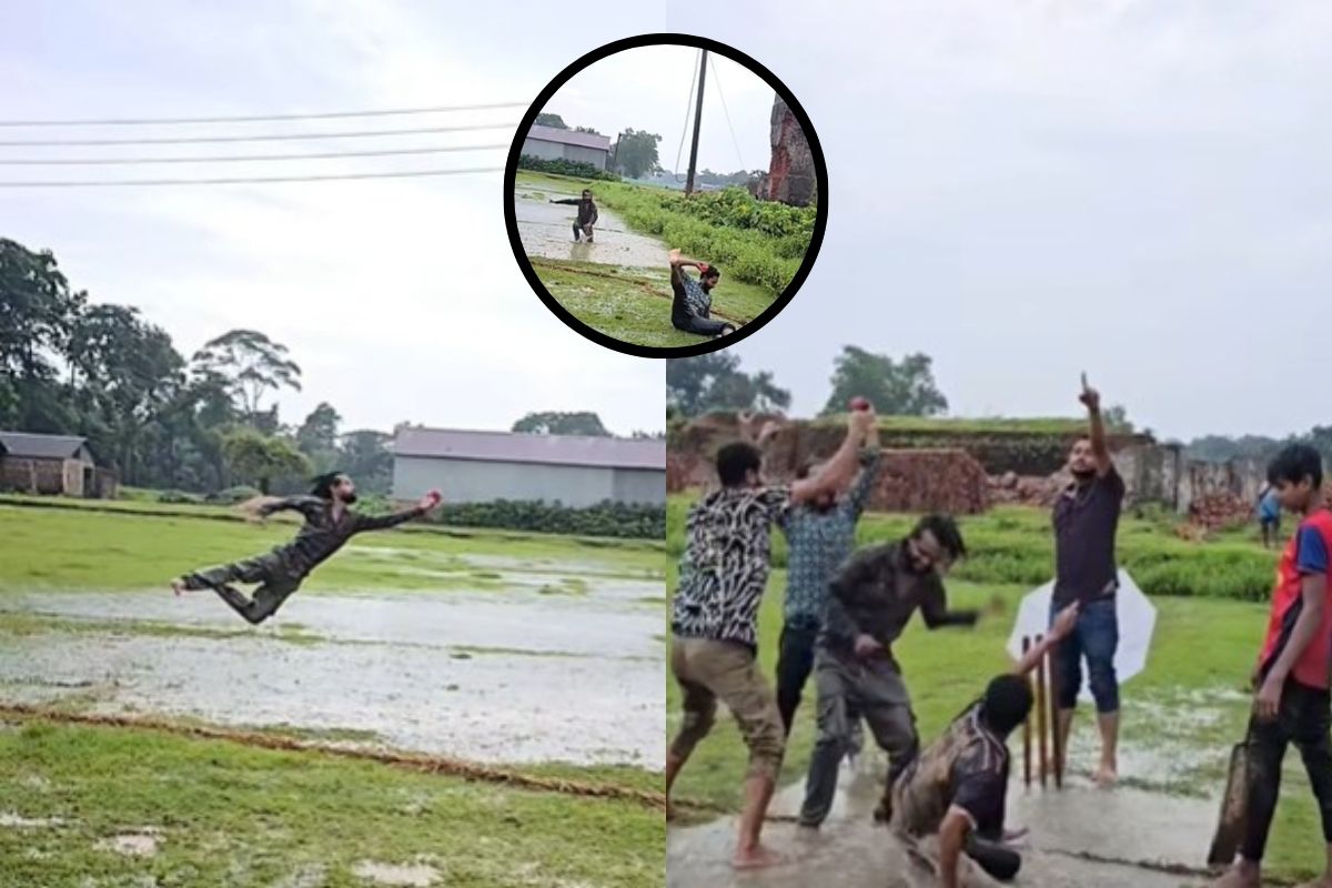 Viral Video: अरे बाप रे! हवा में उड़कर पकड़ा कैच, देखकर आप भी रह जाएंगे दंग