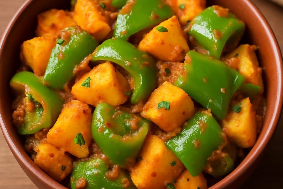 aloo capsicum sabji