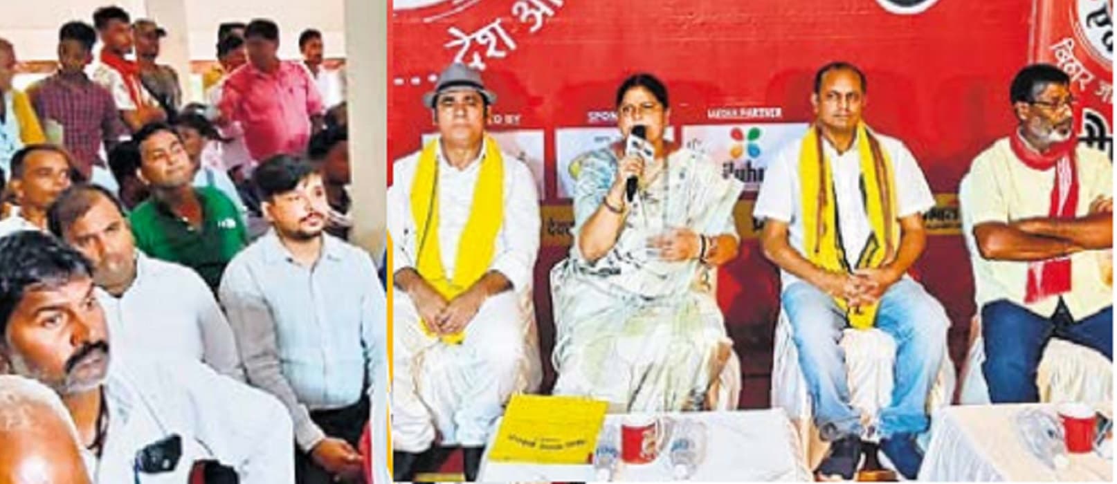 Election Express: बेलदौर में चौपाल पर विधायक ने किया विकास का दावा, जनता बोली-कई काम हैं बाकी