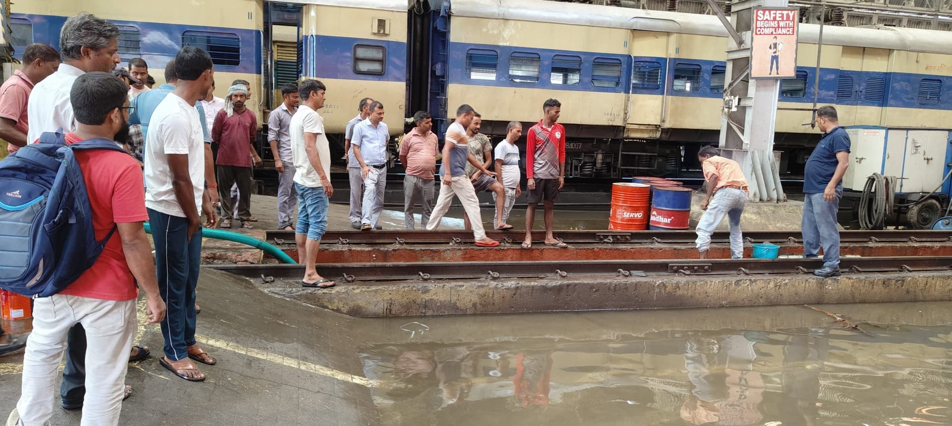 लगातार बारिश के कारण मेमूरैक का मेंटेनेंस हुआ प्रभावित