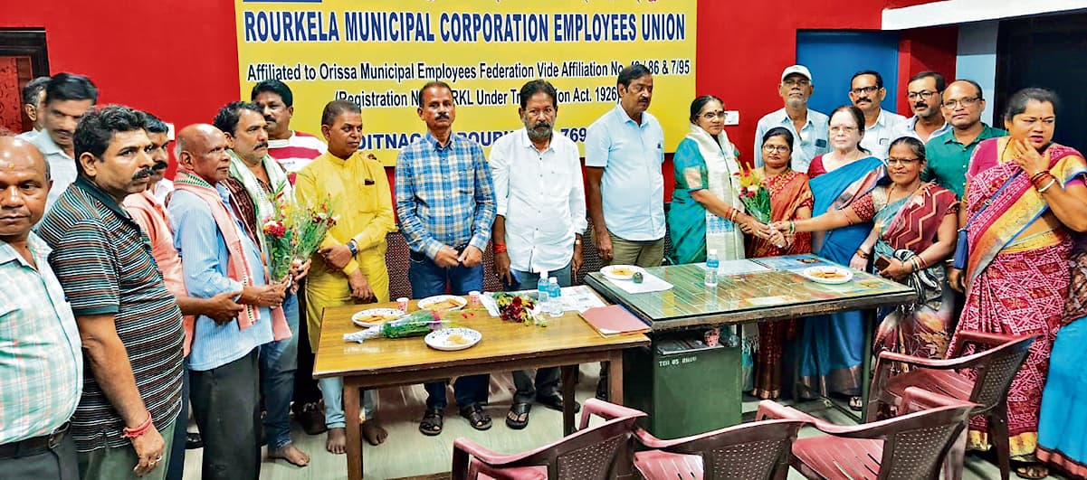 Rourkela News : सत्यानंद मोहंती बने राउरकेला म्युनिसिपल कॉरपोरेशन कर्मचारी यूनियन के अध्यक्ष