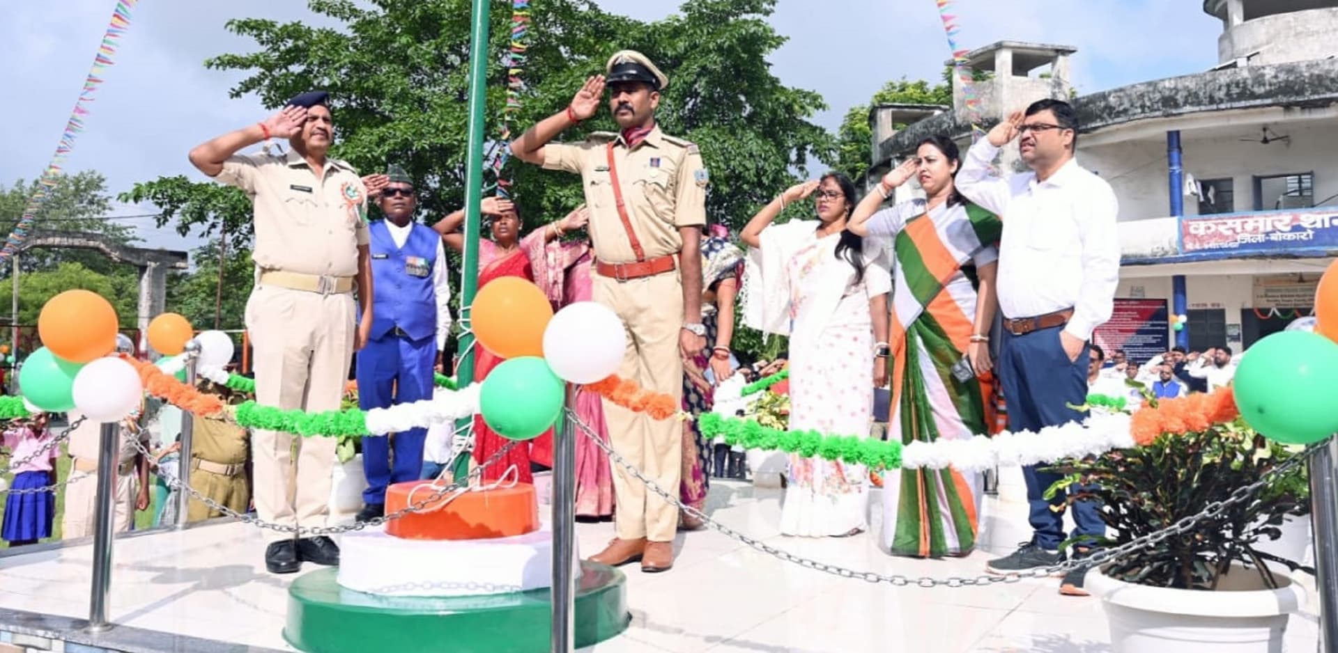 Bokaro News : कसमार में स्वतंत्रता दिवस की रही धूम