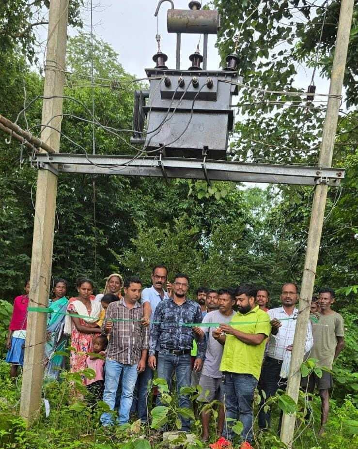 कर्रा के सरलो गांव में लगा नया ट्रांसफॉर्मर