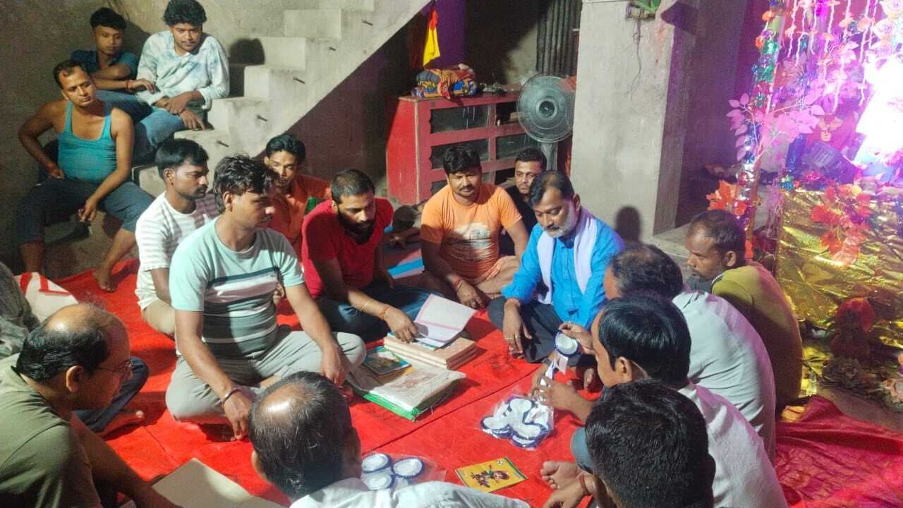 लोहागाडा हाट गणपति पूजा कमेटी अध्यक्ष बने मंजय