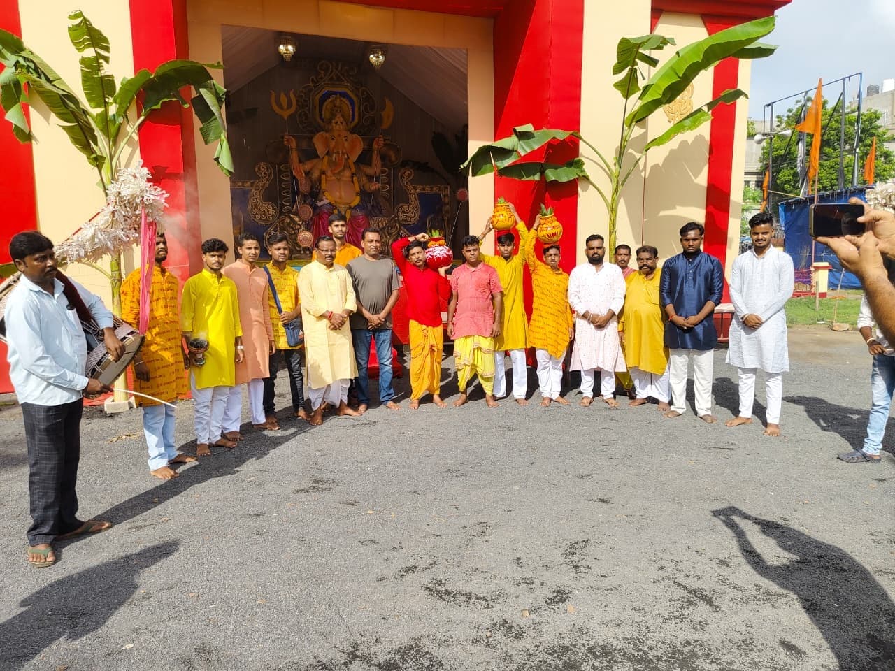 रेलवे मैदान में 27वां गणपति महोत्सव धूमधाम से शुरू