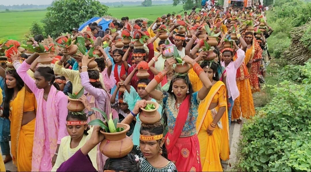 फलका में गणेश पूजा आरंभ, तेरह हजार कन्याओं ने निकाली गयी भव्य कलश यात्रा