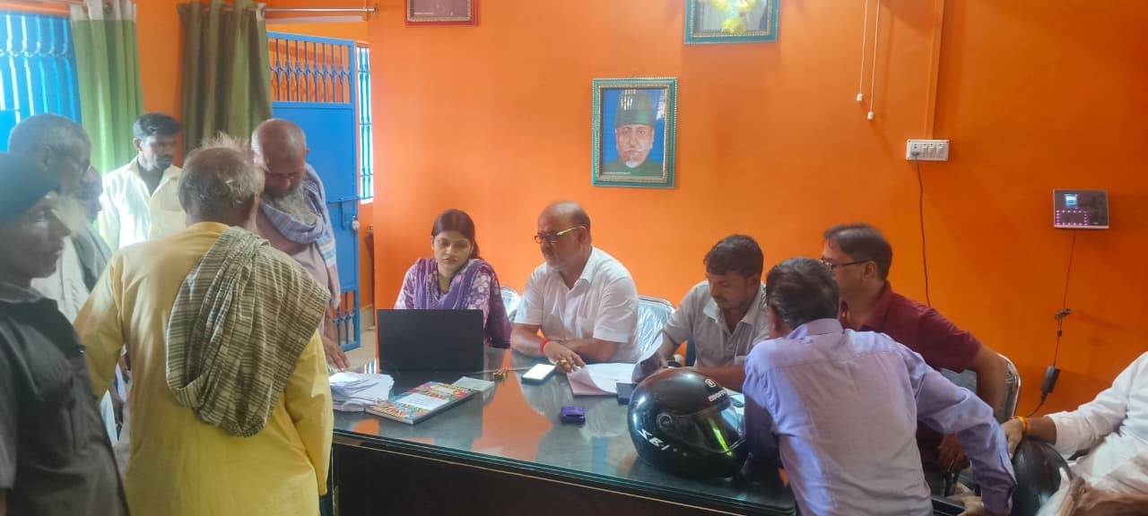 उत्तरी सिमरिया पंचायत में राजस्व महाशिविर का आयोजन