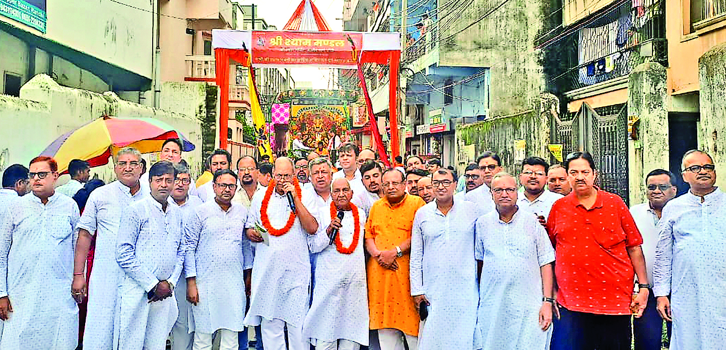 ranchi news : श्री श्याम मंडल रांची के 58वें वार्षिक महोत्सव पर निकली शोभायात्रा