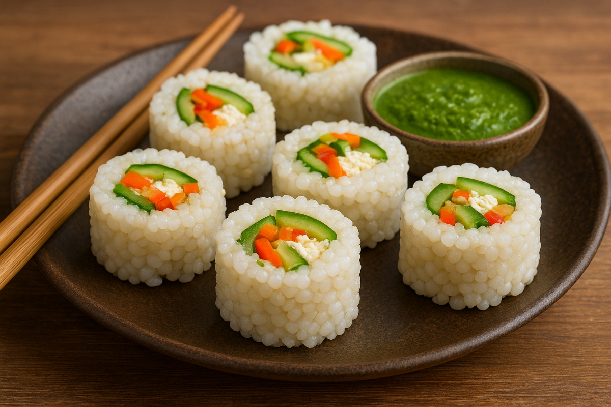 Sabudana Sushi Recipe: जापानी सुशी को दें इंडियन ट्विस्ट, व्रत और ब्रेकफास्ट के लिए मिनटों में तैयार करें साबूदाना सुशी