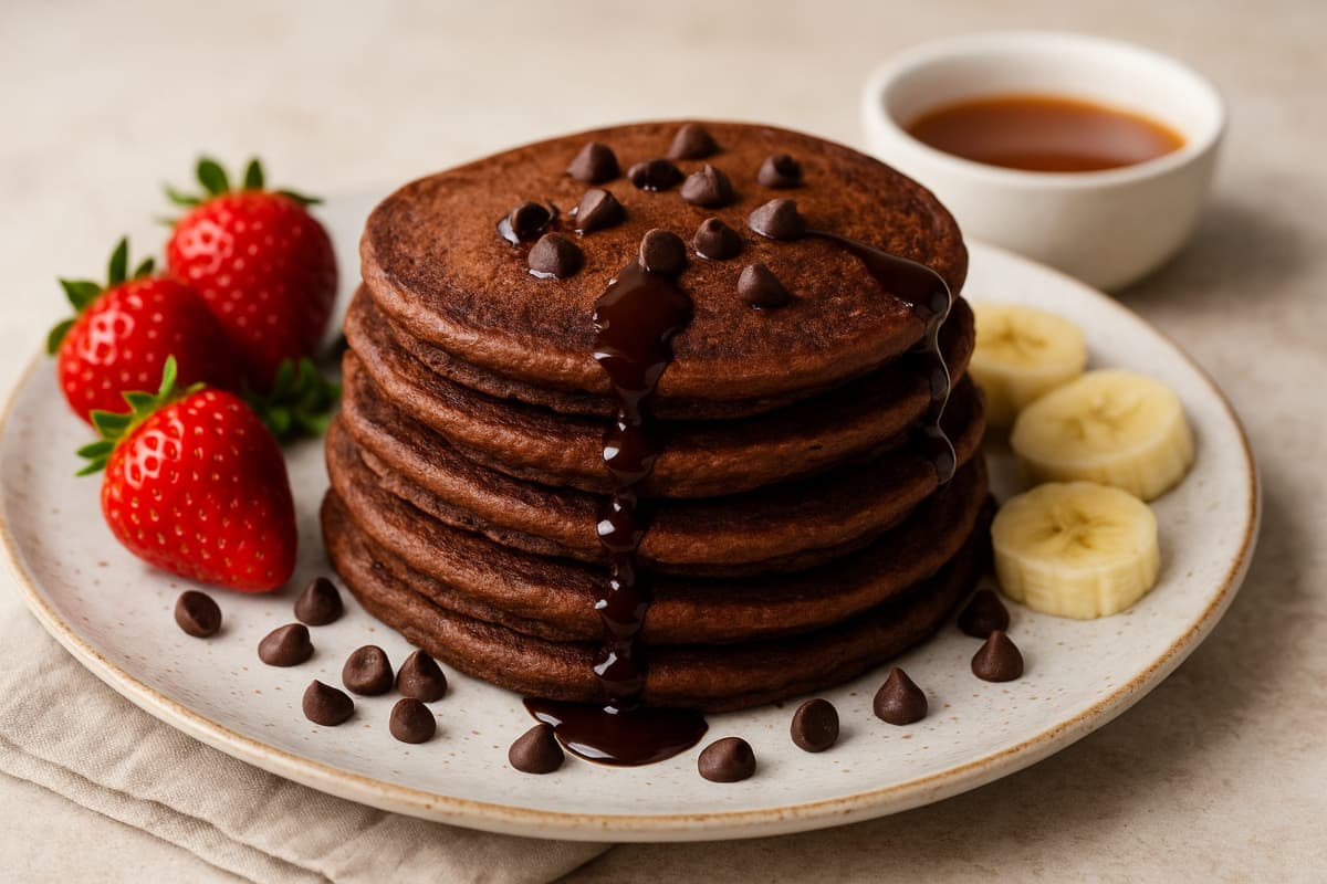 Suji Chocolate Pancake Recipe: पूरे दिन रहेगी बच्चों के चेहरे पर मुस्कान, सॉफ्ट और फ्लफी सूजी चॉकलेट पैनकेक के साथ करें दिन की शुरुआत