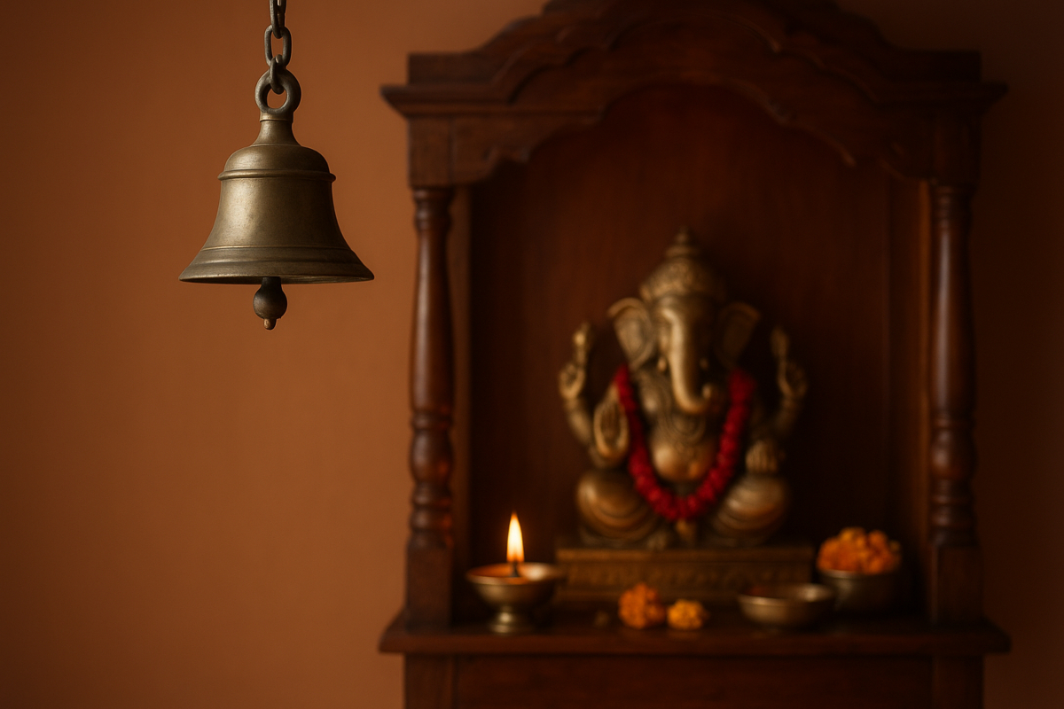 Vastu Tips: क्यों बजाई जाती है पूजा घर में घंटी? जानें इसके पीछे के छिपे रहस्य और फायदे