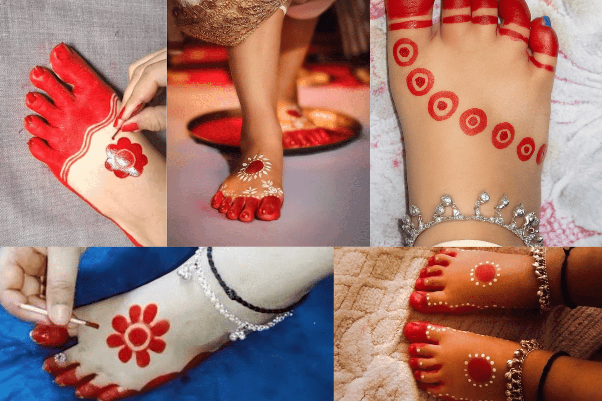 Alta Design For Kanya Pujan: कन्या पूजन पर लगाएं ये खास आलता डिजाइन, छोटी कन्याओं के पैरों की रौनक मन मोह लेगी