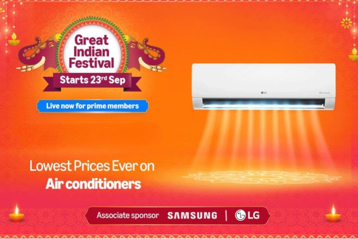 Amazon Great Indian Festival Sale में AC के दाम हुए धड़ाम, 1.5 Ton मॉडल्स पर मिल रहे बंपर डिस्काउंट