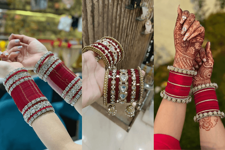 Durga Puja Special Latest Bengali Bangles: दुर्गा पूजा पर अपने लुक को करें कम्प्लीट पहनें लेटेस्ट बंगाली चूड़ियों के डिजाइन और दिखें सबसे खास