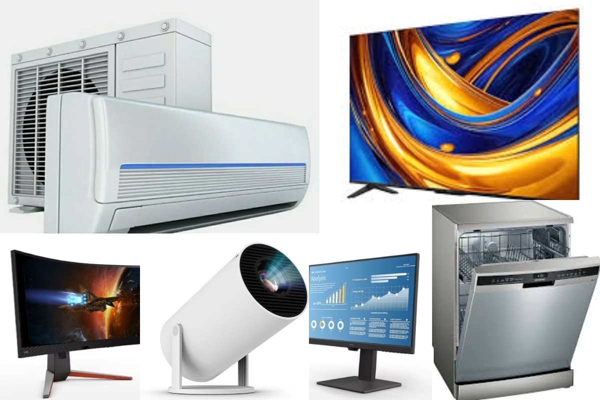 AC, TV, डिशवॉशर, मॉनिटर और प्रोजेक्टर भी होंगे सस्ते, अब खरीदारी में होगी हजारों की बचत