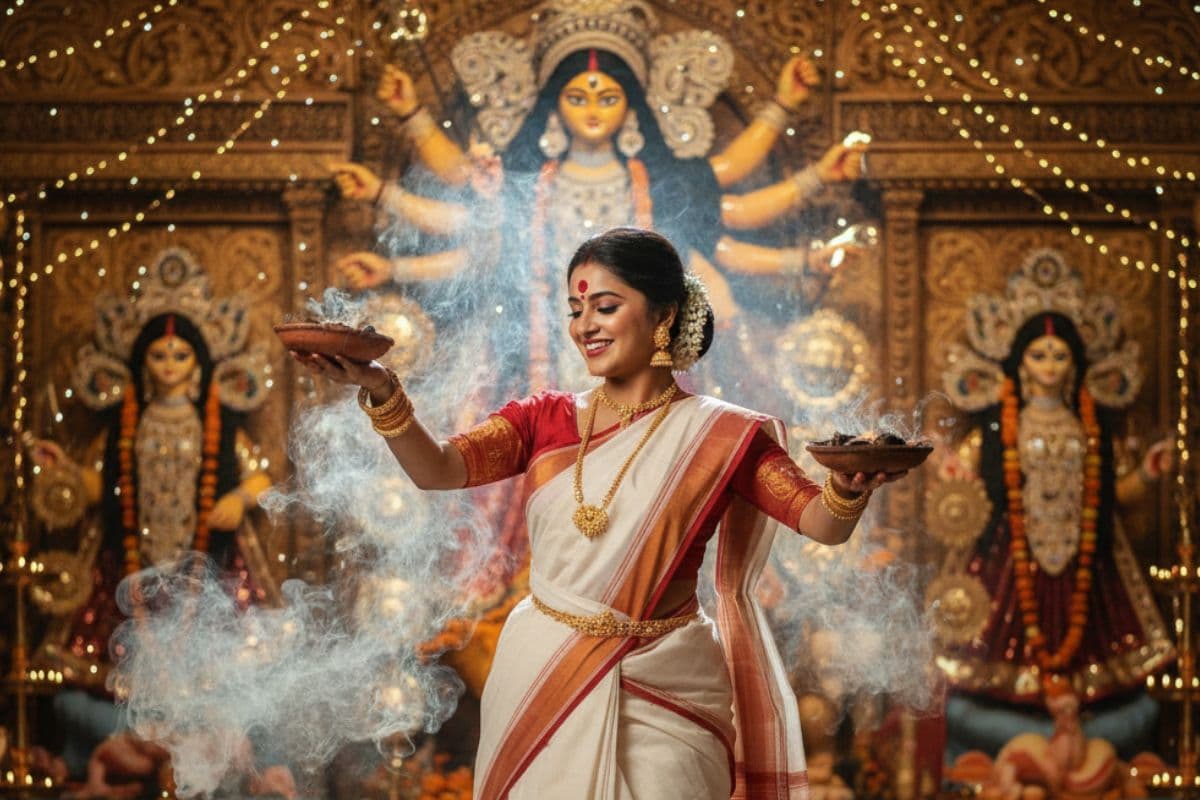 नवरात्रि लुक वाली इमेज बनाने के लिए Gemini Nano Banana AI पर डालें ये आसान Prompts