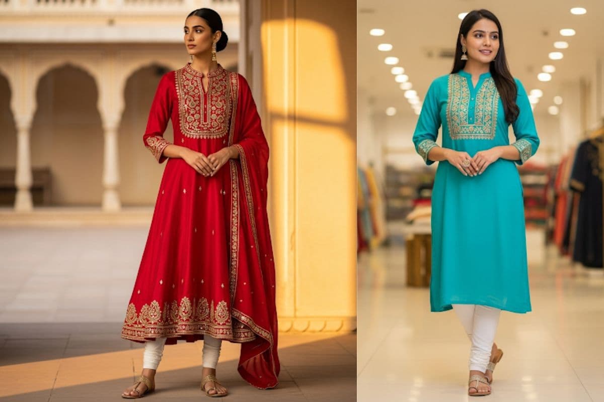 Stylish Latest Kurti Designs (AI IMAGE)