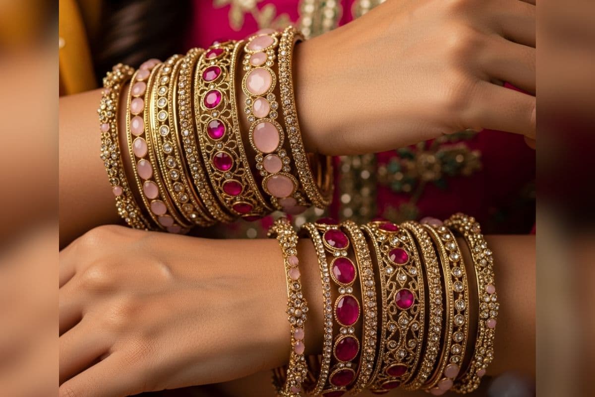 Pink Bangles Design (AI image)