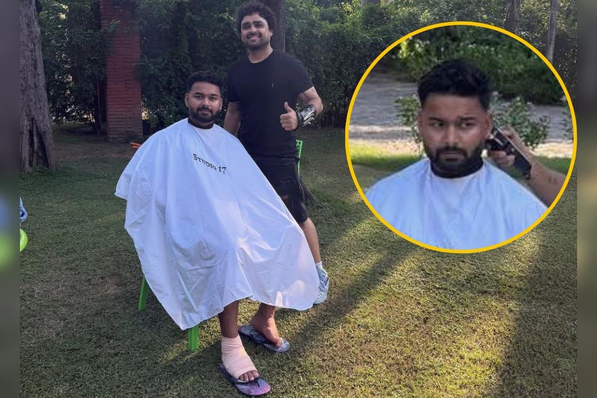 1 अरब के मालिक ऋषभ पंत ने पेड़ के नीचे कराई हेयर कटिंग, फोटो शेयर कर हुए इमोशनल, लोगों से पूछा ये सवाल