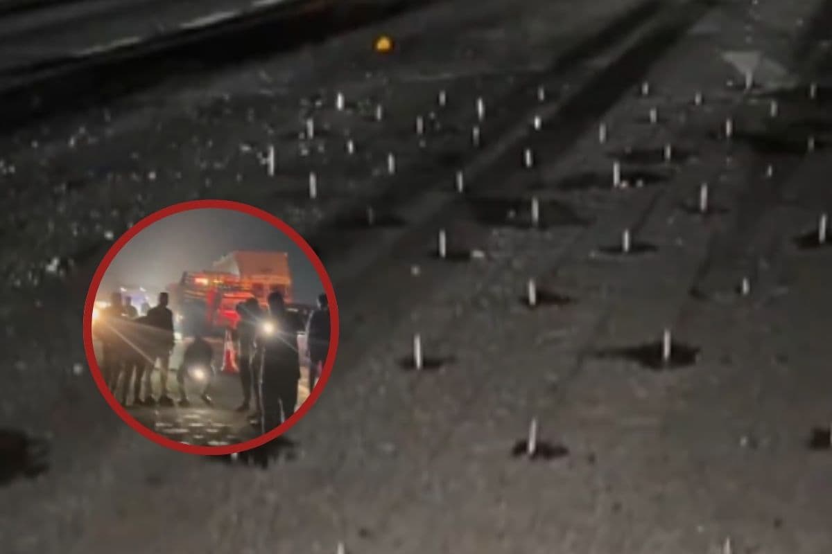 Viral Video : एक्सप्रेसवे पर किसने ठोक दी कील, वीडियो देखकर चौंक जाएंगे आप